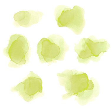 Suluboya Su Sıçratma Seti. Alkol Mürekkebi dokusu