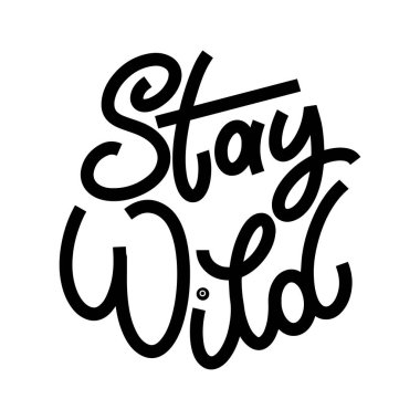 Karalama tarzında vahşi harflerle kalın.