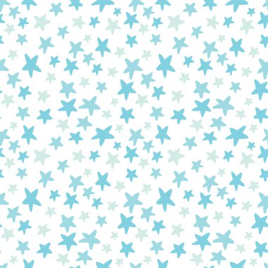 Şirin el çizilmiş doodle doku yıldız