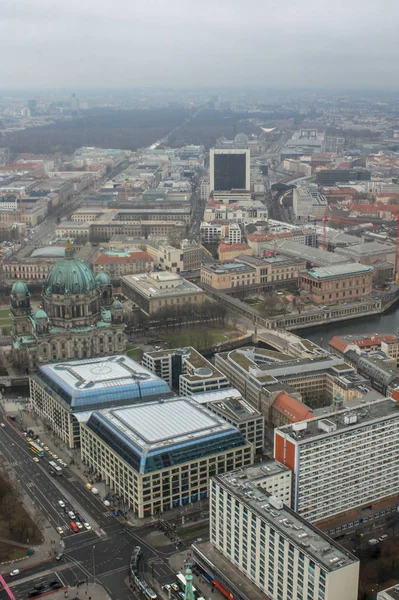 Pohled Berlínské Televizní Věže — Stock fotografie
