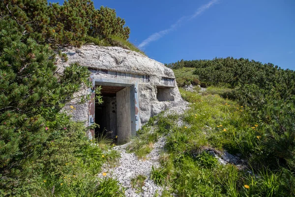 entrance to underground bunker