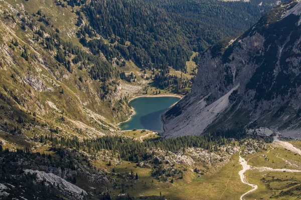 Lago Krn Dal Monte Krn — Foto Stock