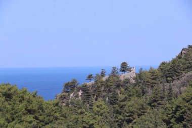 Samos adasında eski kalıntılar