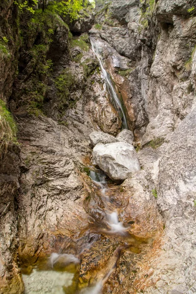 Bonita Cachoeira Orglice Perto Kamnik — Fotografia de Stock