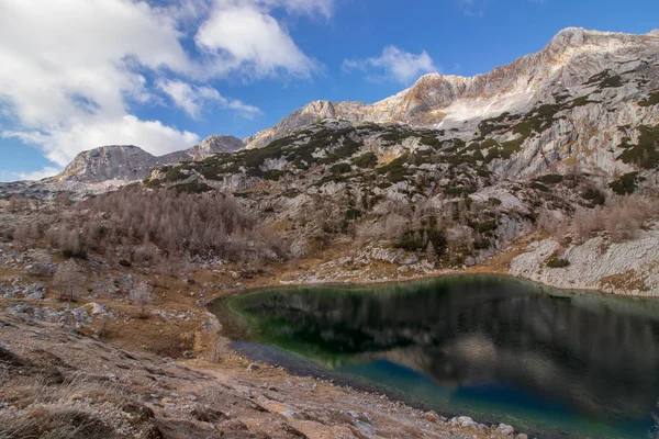 Valle Del Lago Triglav Autunno — Foto Stock