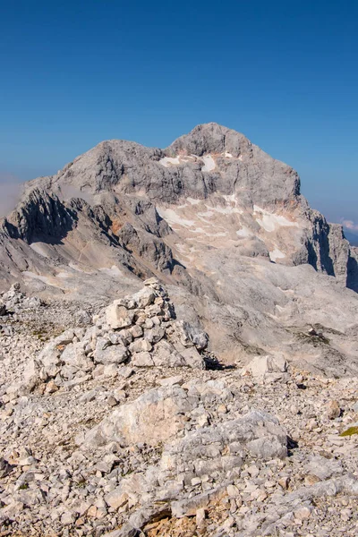 Small Rock Sculpture Mount Triglav — Stock Photo, Image
