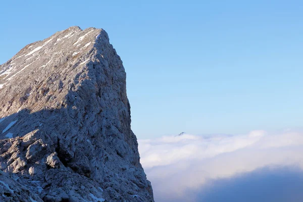 Peak Zelnarca Fog — Stock Photo, Image