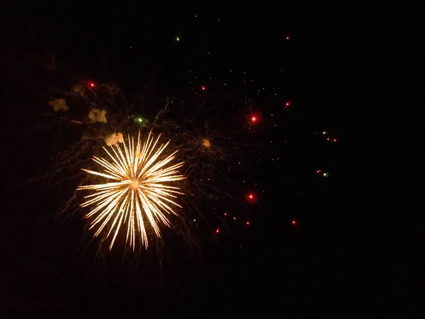 Fogos Artifício Fundo — Fotografia de Stock