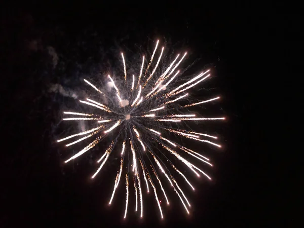Fireworks Back Background — Stock Photo, Image