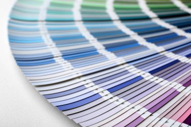 renk paleti örnekleri, yakın plan