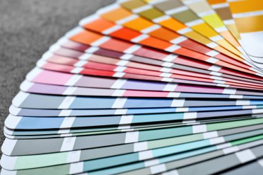 renk paleti örnekleri, yakın plan