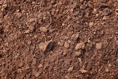 Arka plan olarak lezzetli çikolata kırıntıları