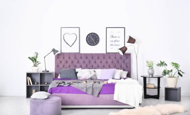 Güzel oda iç rahat yatak