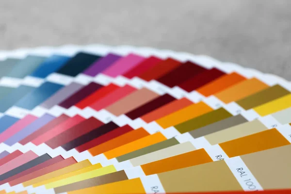 Color Palette Samples Closeup — Stock Photo, Image