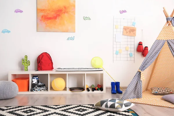 Interior Habitación Moderna Para Niño — Foto de Stock