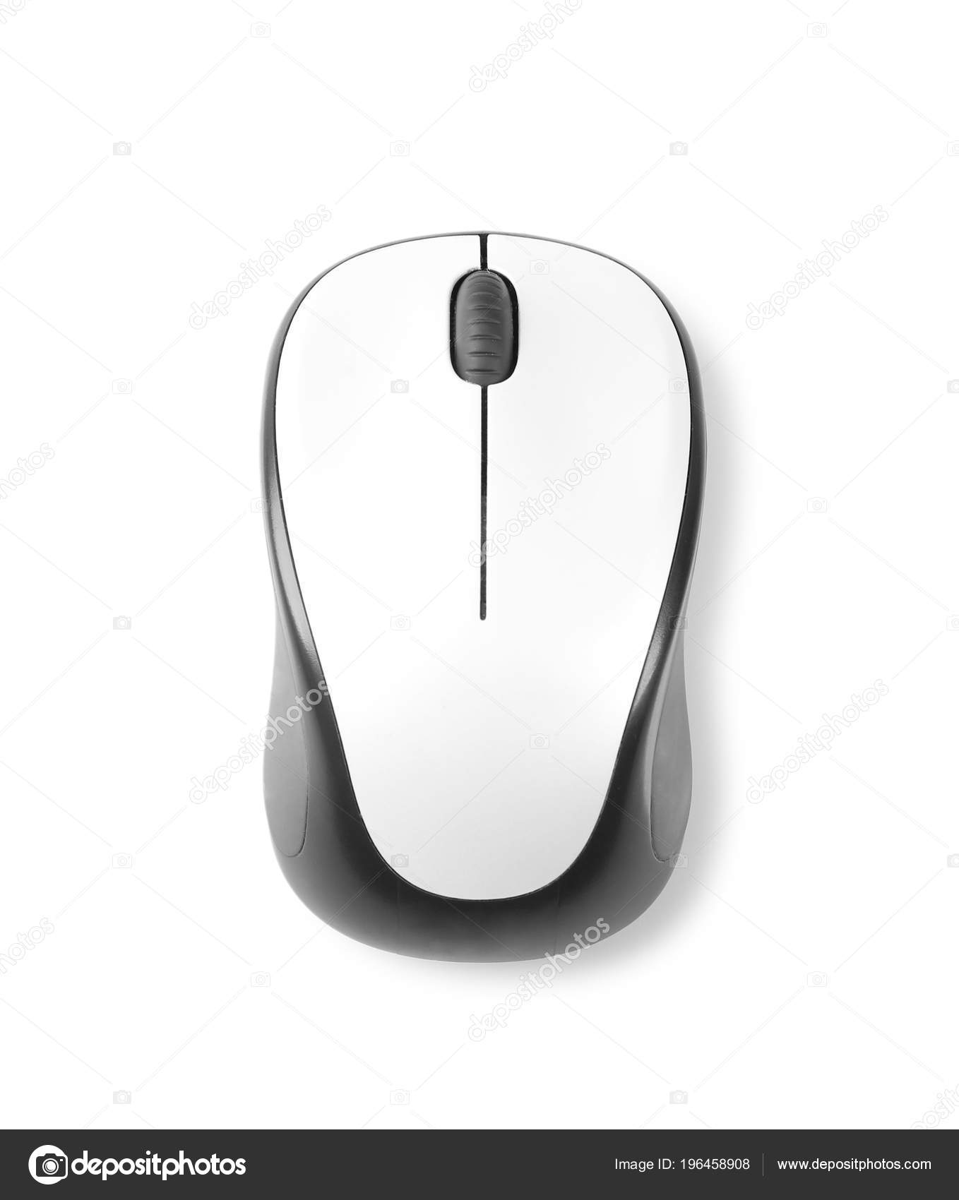 Modern Computer Mouse White Background Stock Photo by ©NewAfrica 196458908