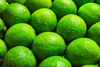 Taze olgun yeşil limes, portre