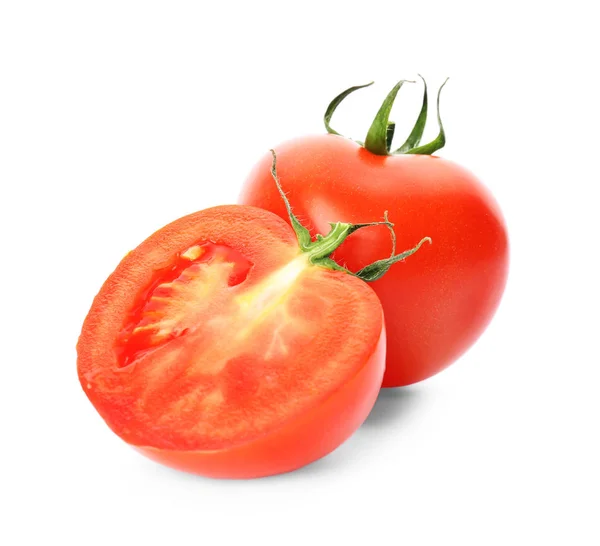 바탕에 토마토 — 스톡 사진