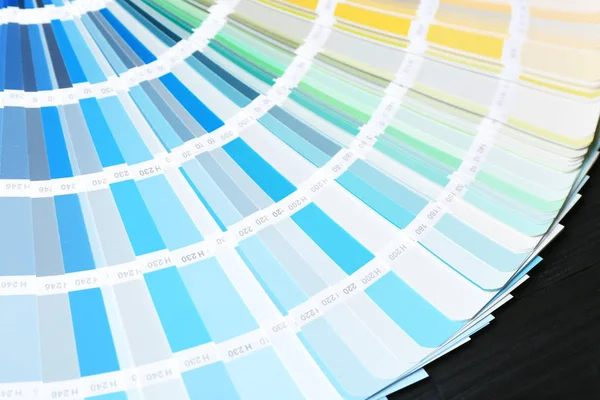 Próbki Palety Kolorów Zbliżenie — Zdjęcie stockowe