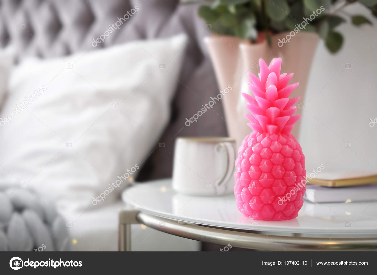 Pineapple Table Decoration Ideas Pineapple Shaped Candle Bedside