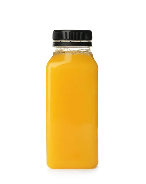Bottle Fresh Juice White Background — Stock Photo, Image