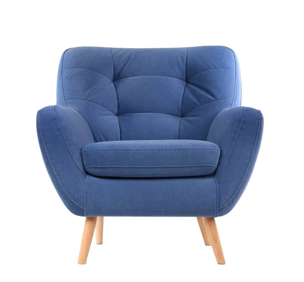 Comfortable Armchair White Background Interior Element — Stock Photo, Image