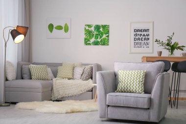 Güzel oda içi rahat kanepe ve koltuk