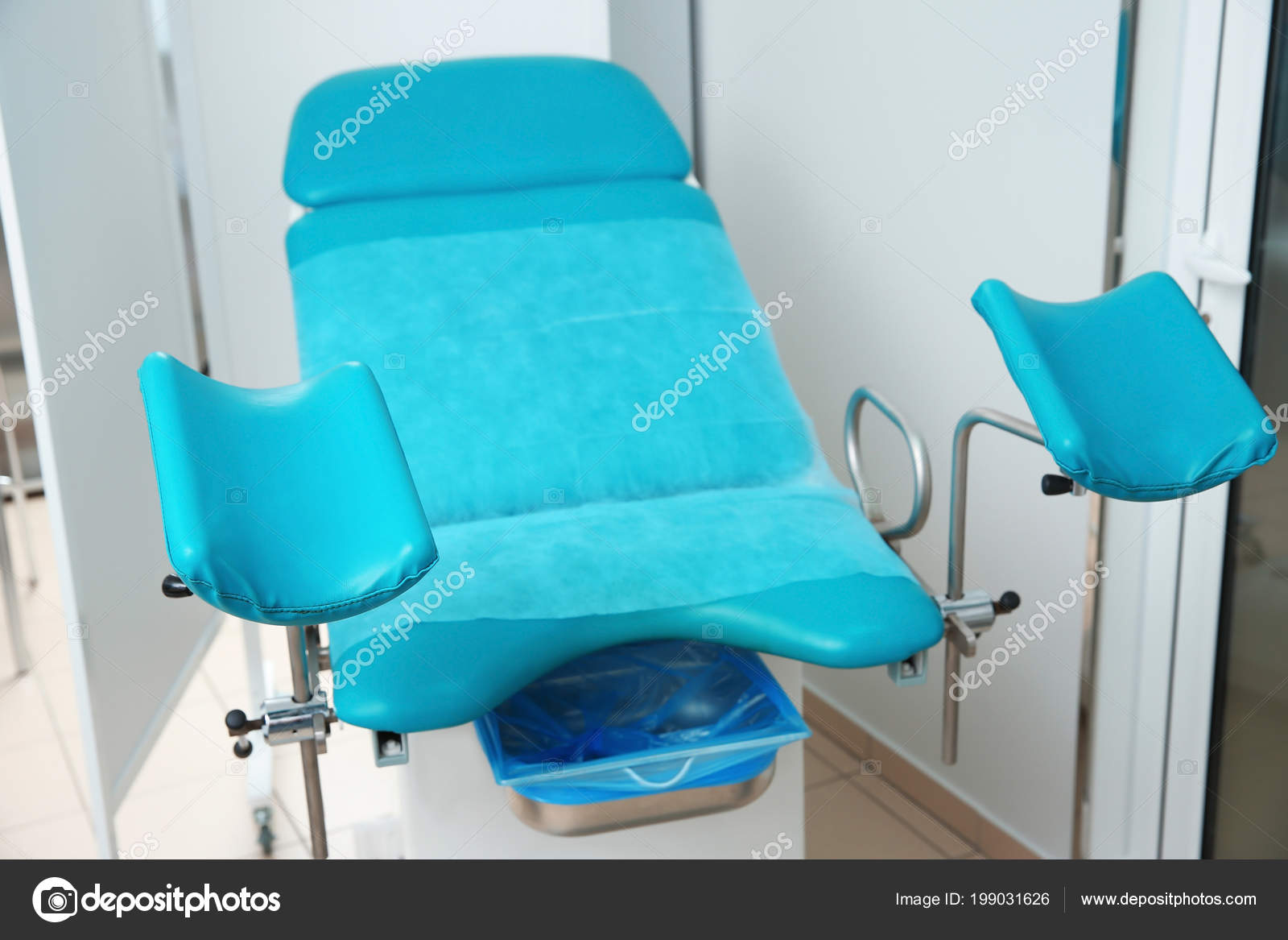 Silla Examen Ginecológico Consultorio Del Médico Control Salud