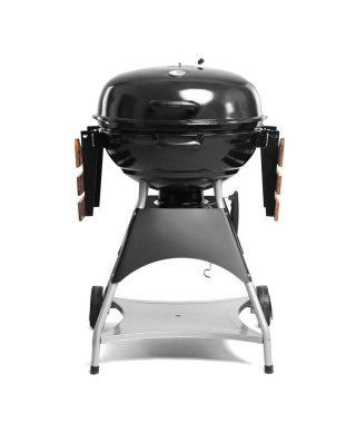 Yeni modern Barbekü ızgara beyaz arka plan üzerinde