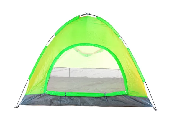 Tente Touristique Colorée Sur Fond Blanc — Photo