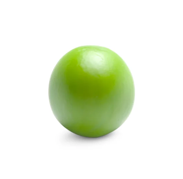 Fresh Green Pea White Background — Stock Photo, Image