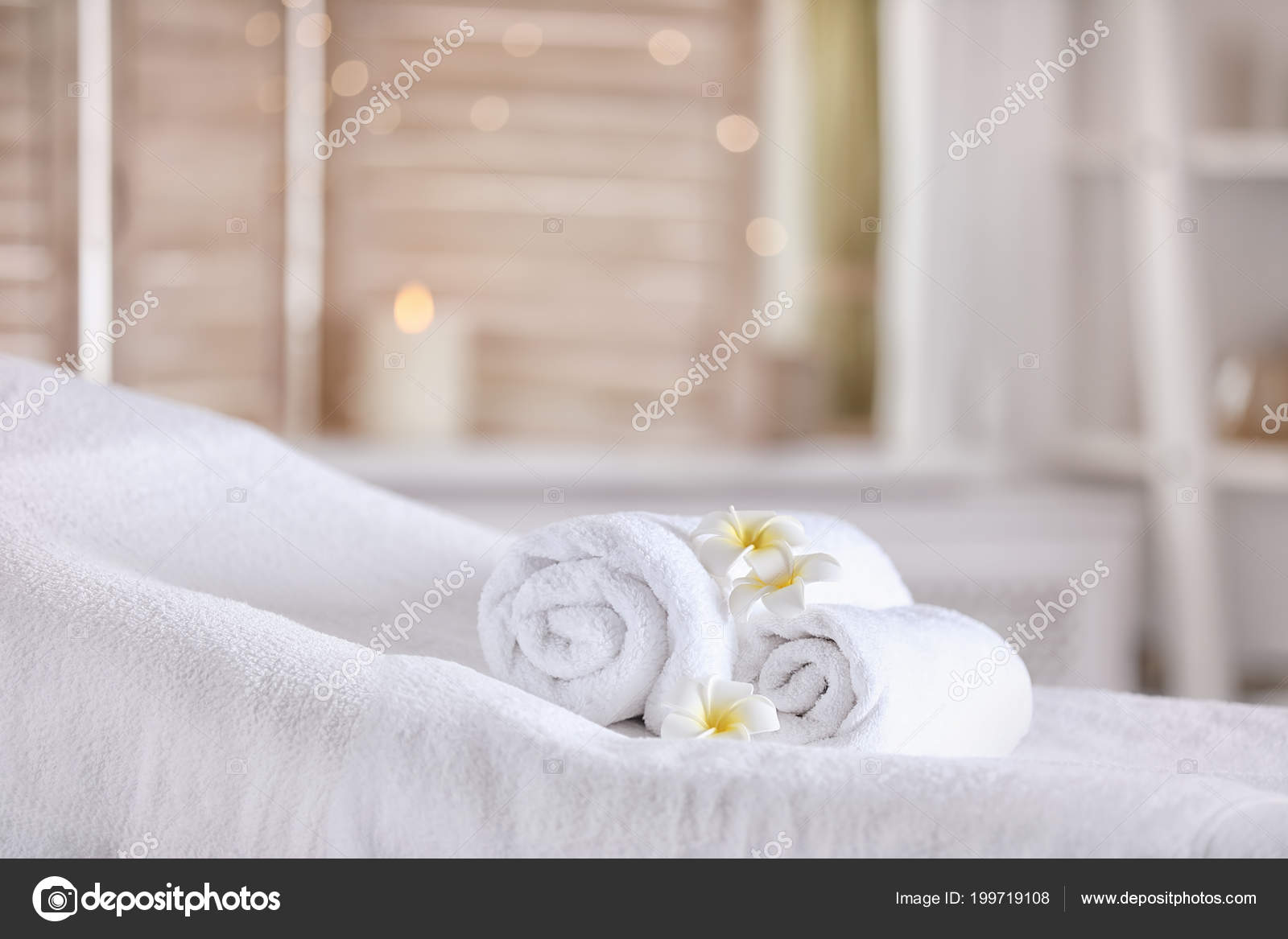Modern Massage Room Ideas Towels Candles Massage Table