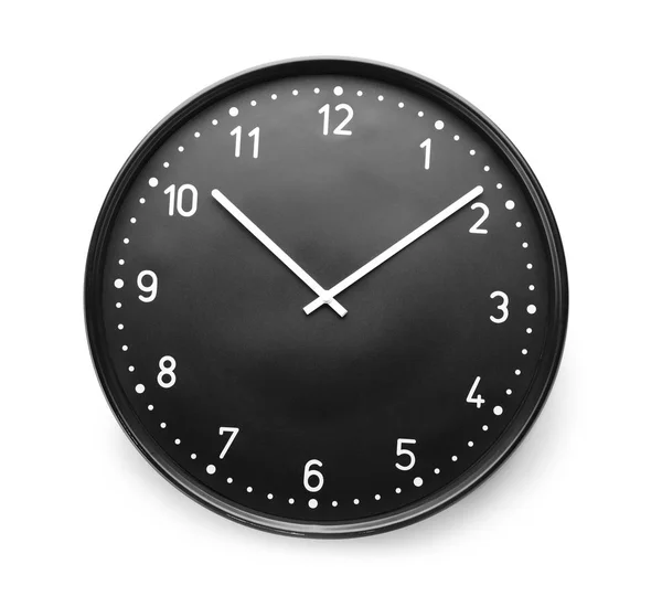 Modern Clock White Background Time Management — Stock Photo, Image