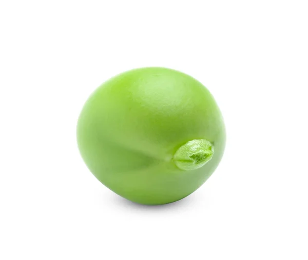 白色背景上的新鲜豌豆 — 图库照片