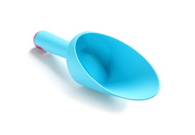 Beyaz arka plan üzerinde yeni Plastik Bahçe aracı