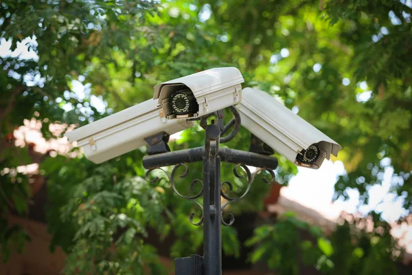 Câmeras Cctv Modernas Livre — Fotografia de Stock