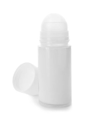 beyaz zemin üzerine deodorant