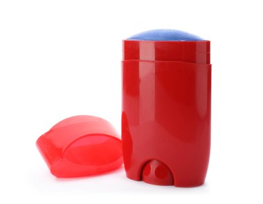 beyaz zemin üzerine deodorant