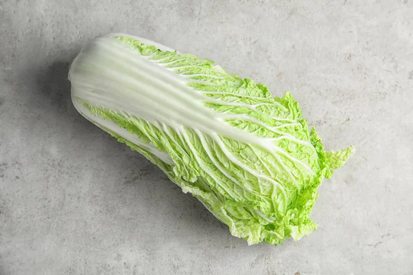 Fresh Ripe Cabbage Table Top View — Stock Photo, Image