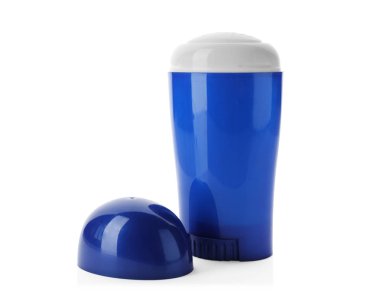 beyaz zemin üzerine deodorant