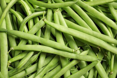 Arka plan olarak taze taze fasulye