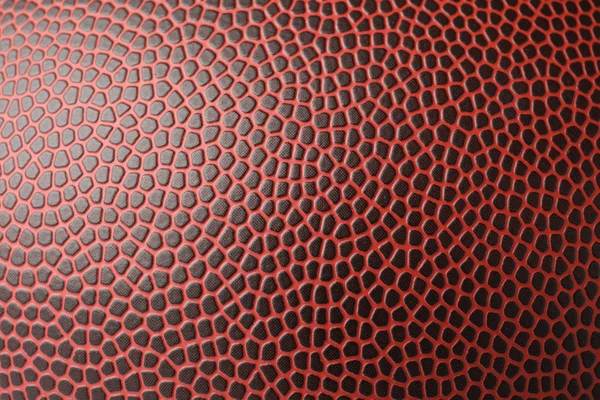 Leather American Football Ball Background Closeup — Stock Photo, Image