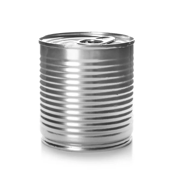 Mockup Tin Can Food White Background — Stock Photo, Image