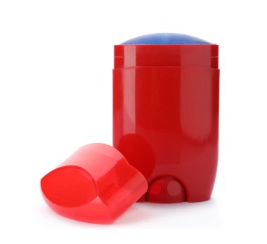 beyaz zemin üzerine deodorant