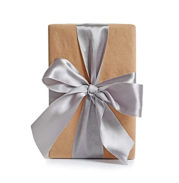 精美包装礼品盒白色背景 — 图库照片