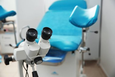 Yeni Kolposkop jinekolog ofiste. Sağlık Check-up