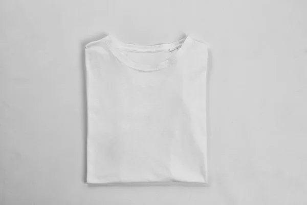 Shirt Branco Fundo Branco — Fotografia de Stock