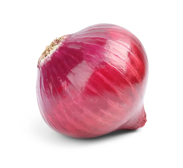Ripe Red Onion White Background — Stock Photo, Image