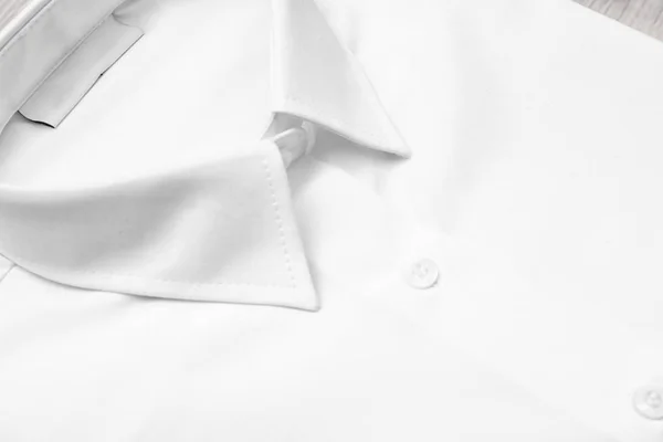 Λευκό Πουκάμισο Closeup Προβολή Σχολική Στολή — Φωτογραφία Αρχείου
