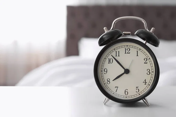 Alarm Clock Table Bedroom Time Wake — Stock Photo, Image